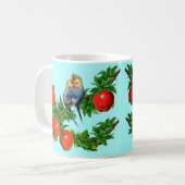 liefdevolle paraketten koffiemok (Voorkant links)