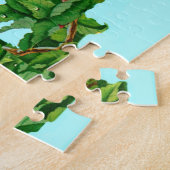 liefdevolle paraketten legpuzzel (Zijkant)