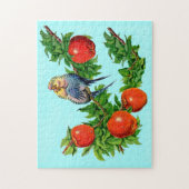 liefdevolle paraketten legpuzzel (Verticaal)