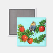 liefdevolle paraketten magneet (Voorkant / Achterkant)