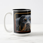 Liefdevolle Pet Rottweiler Mok (Links)