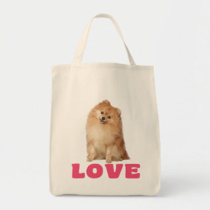 Liefdevolle Pomeranian Puppy Hond Tas