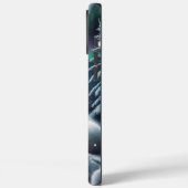 Liefdevolle poolvossen Noorderlicht Snowy Forest Case-Mate iPhone Case (Achterkant / Links)