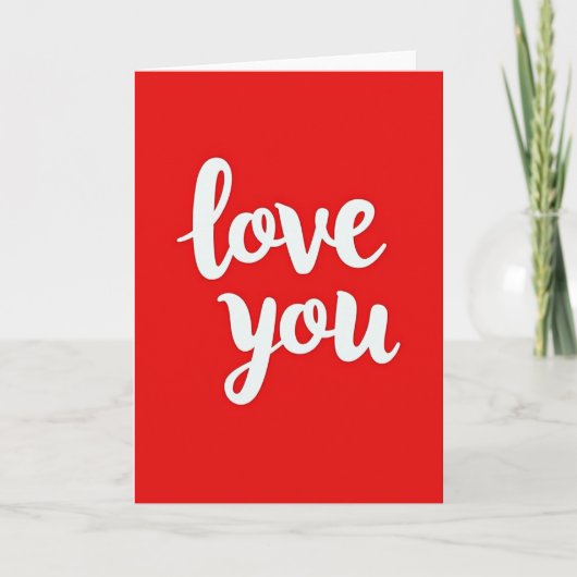Liefdevolle Rode Glitter Textuurkaart Kaart (Voorkant)