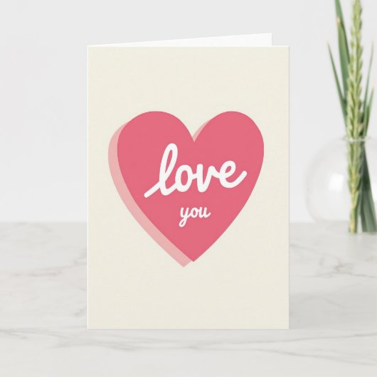 Liefdevolle Rooskaart Kaart (Voorkant)
