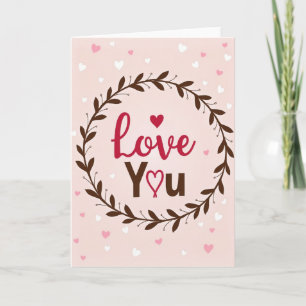 Liefdevolle Scènekaart 'Ik hou van jou' Kaart