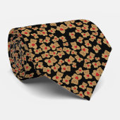 Liefdevolle teddybeer motief Valentijns Stropdas (Opgerold)