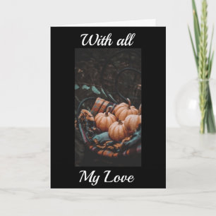 **LIEFDEVOLLE** THANKSGIVING KAART VOOR DEGENE DIE