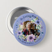 Liefdevolle Tuin Bloemige Aandenken Ronde Button 7,6 Cm (Voorkant /achterkant)