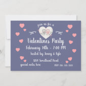 Liefdevolle Uilen Valentijnsdag Kaart (Voorkant)