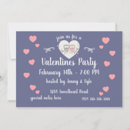 Liefdevolle Uilen Valentijnsdag Kaart