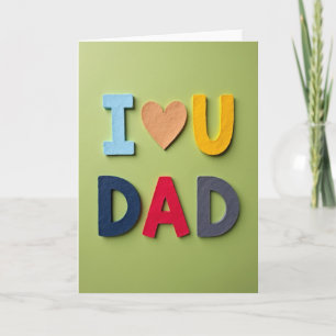 Liefdevolle Vaderdag Blokkaart Kaart