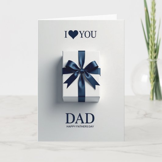Liefdevolle Vaderdag cadeaukaart Kaart (Voorkant)