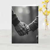 Liefdevolle Vaderdag Handkaart Kaart (Gele Bloem)