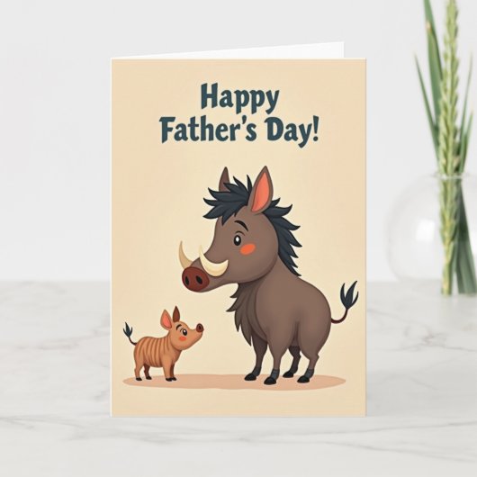Liefdevolle Verjaardagskaart voor Vaders Kaart (Voorkant)