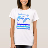 Liefdevolle Vero Beach Florida Jumping Dolphins T-shirt (Voorkant)