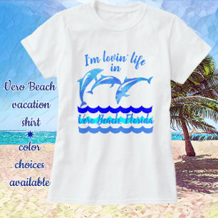 Liefdevolle Vero Beach Florida Jumping Dolphins T-shirt
