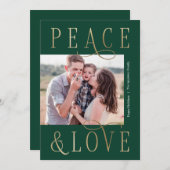 Liefdevolle Vredig Bewerkbare Kleuren Vakantie Fot Feestdagenkaart (Voorkant / Achterkant)