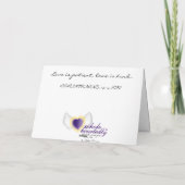 Liefdevolle vriendelijkheid-Aanpassen - Gepersonal Kaart (Achterkant)
