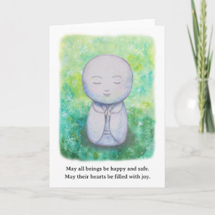 Liefdevolle Vriendelijkheid Jizo Meditatie Boeddhi Kaart