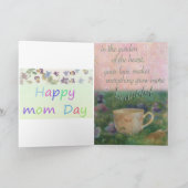 Liefdevolle woorden Moederdag Oriental Butterfly Kaart (Binnen)