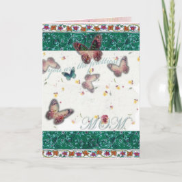 Liefdevolle woorden Moederdag Oriental Butterfly Kaart