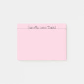 Liefdevolle woorden roze post-it® notes (Voorkant)
