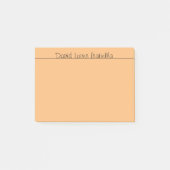 Liefdevolle woorden Sinaasappel Post-it® Notes (Voorkant)