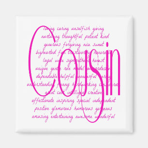 Liefdevolle woorden voor een neef magneet