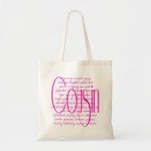 Liefdevolle woorden voor een neef tote bag (Voorkant)