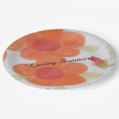 Liefdevolle zomer papier Borden Papieren Bordje (Gekanteld)