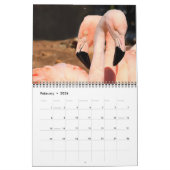 Liefdevolle zwanen, Tortelduifjes 20XX op maat gep Kalender (Feb 2026)