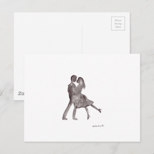 Liefechtdansers Briefkaart (Voorkant / Achterkant)