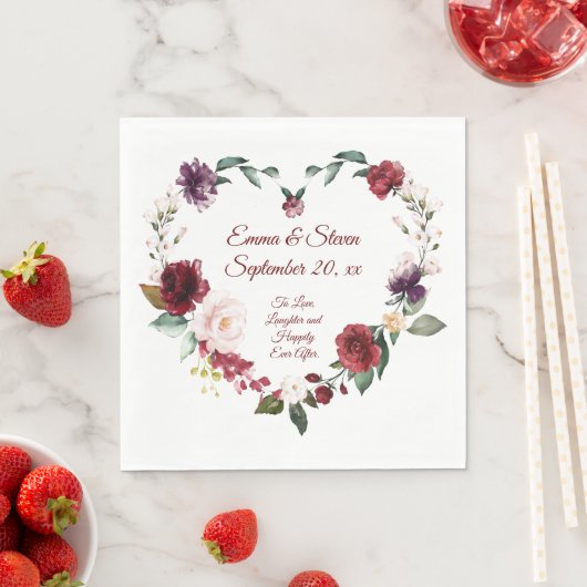 Liefhebben en lachen servet (Insitu)