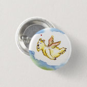 liefhebbend beer ronde button 3,2 cm (Voorkant /achterkant)