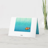 Liefhebbende Clownvis In de Zee Kaart (Achterkant)