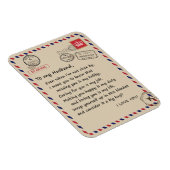 Liefhebbende echtgenoot | Brief aan mijn man Ik ho Magneet (Rechterzijde)