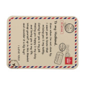 Liefhebbende echtgenoot | Brief aan mijn man Ik ho Magneet (Horizontaal)