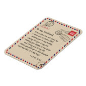 Liefhebbende echtgenoot | Brief aan mijn man Ik ho Magneet (Linkerzijde)