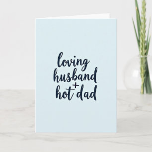 Liefhebbende echtgenoot kunstkaart kaart