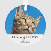 liefhebbende foto ' s met als huisdier gedenkteken ornament (achterkant)