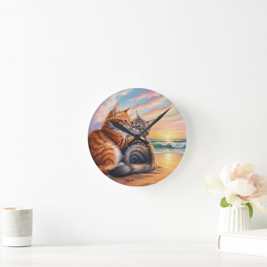 Liefhebbende Katten Ronde Klok (Huis)