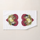 Liefhebbende Kuikentjes Bad Handdoek (Handdoek)