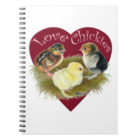 Liefhebbende Kuikentjes Notitieboek (Voorkant)