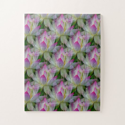 Liefhebbende Lotusbloemen... Legpuzzel (Verticaal)