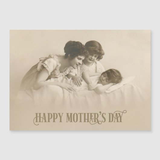 liefhebbende moeder en kinderen (Voorkant)