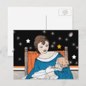 liefhebbende moederdag Baby sterren moederdag Briefkaart (Voorkant / Achterkant)
