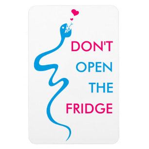  liefhebbende Snake Dieet Motivatie Koelkast Magneet