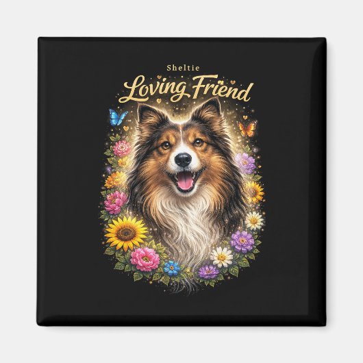 Liefhebbende vriend magneet (Voorkant)