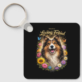 Liefhebbende vriend sleutelhanger